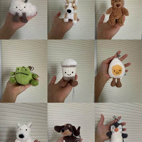 jellycat花生企鹅花生钥匙扣挂饰