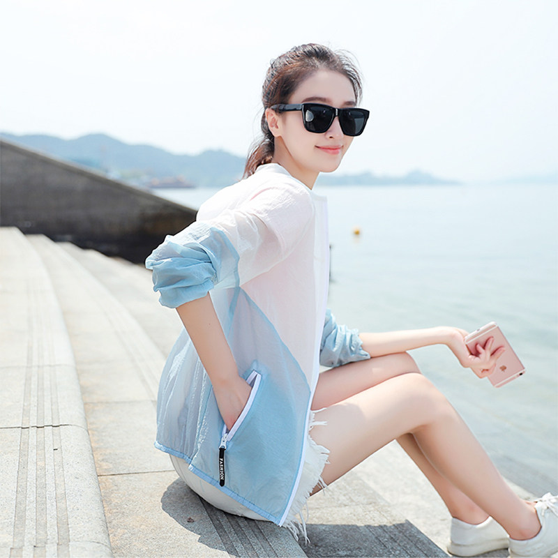 女童防晒衣夏季中大童中学生外套儿童皮肤衣/防晒衣