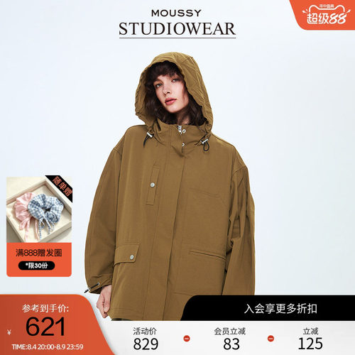 STUDIOWEAR x MOUSSY春季户外风夹克外套女028ISA30-1701