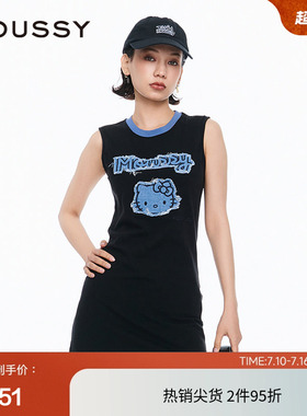 MOUSSY x Hello Kitty 春季甜辣包臀连衣裙010HSQ01-4101