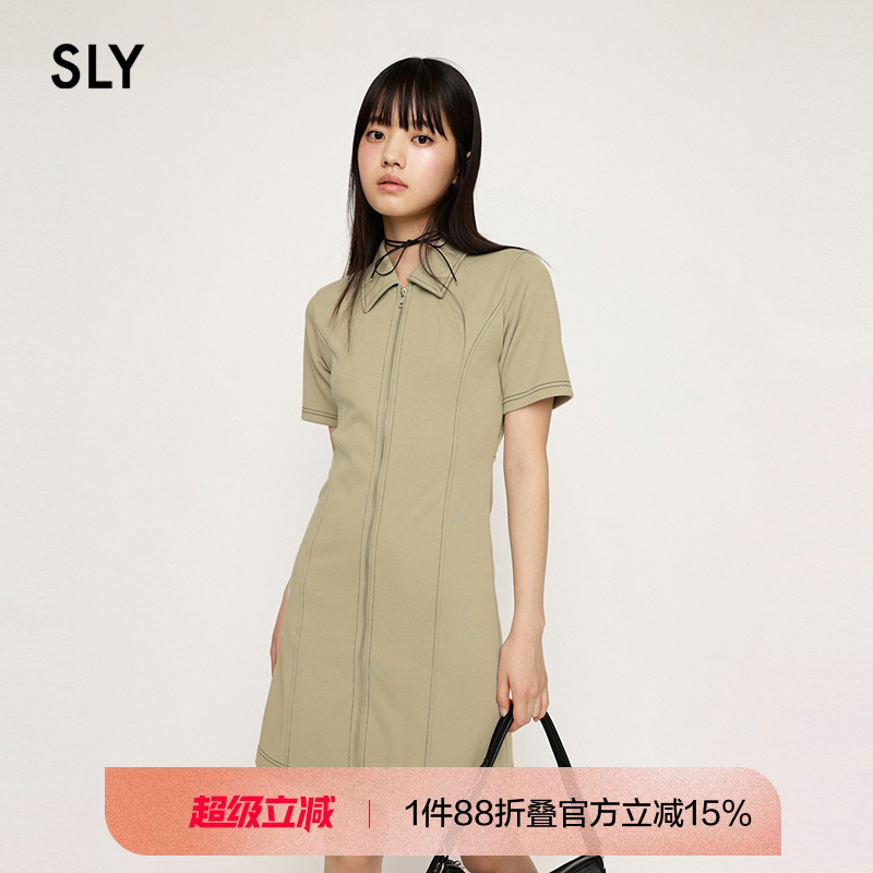 SLY气质通勤风cleanfit连衣裙
