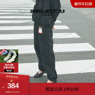 女010HA531 moussy秋季 裤 U系列贴布束脚工装 8441 PROJECT