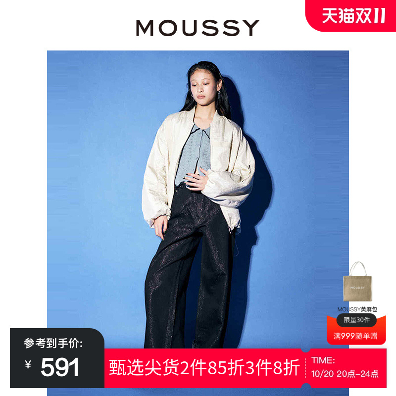 MOUSSY日系Bomber飞行员夹克外套