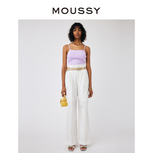 春季 010GAS30 新品 风通勤压褶口袋宽松休闲裤 5150 工装 MOUSSY