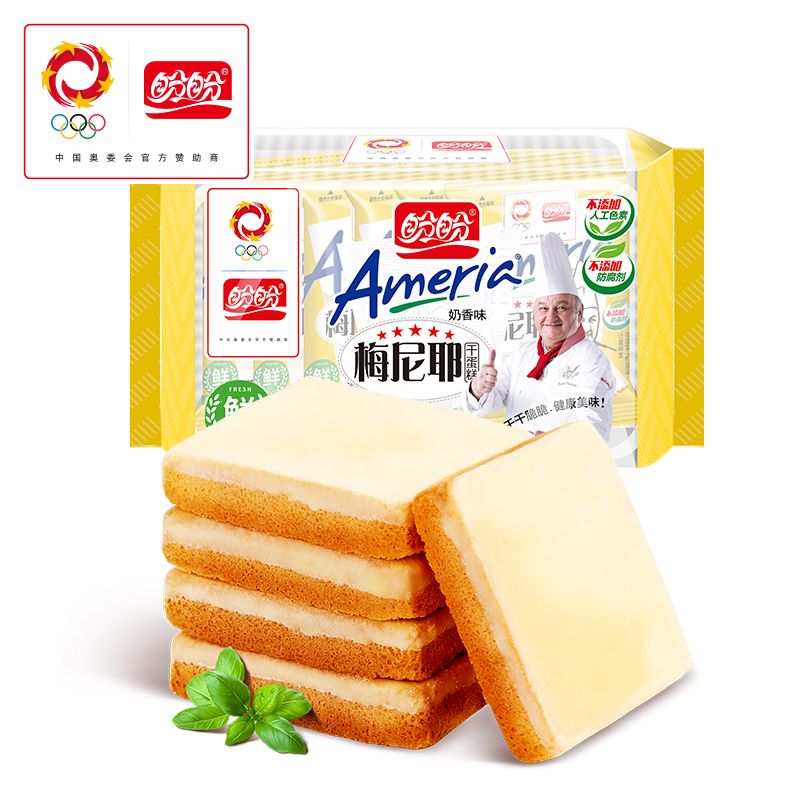 盼盼梅尼耶干烙蛋糕蛋糕营养早餐零食小吃宿舍解馋超市同款