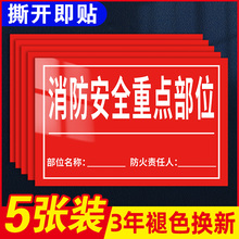 消防安全重点部位标识小区物业消防安全宣传海报严禁烟火警示牌防火重点部位标志水泵房安全生产警示标识牌