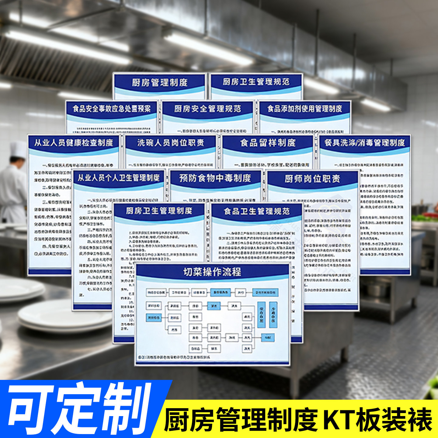 学校厨房规章制度标识牌