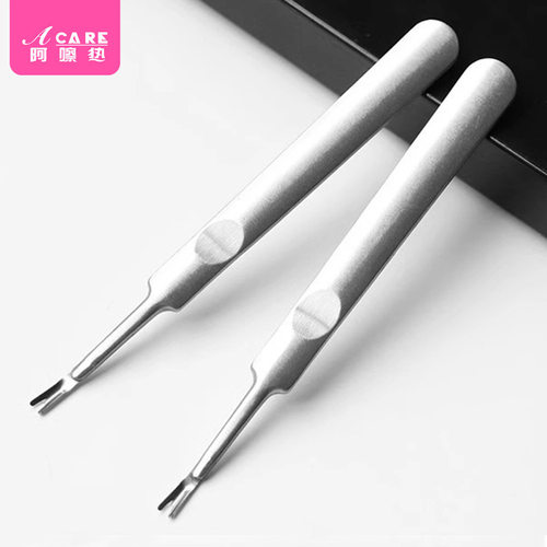 死皮叉EC1sq801-修指甲用死皮叉指甲油钢推死皮剪美甲工具死