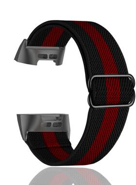 适用 charge5/6手表带弹力可调节伸缩腕带charge3/4手表腕