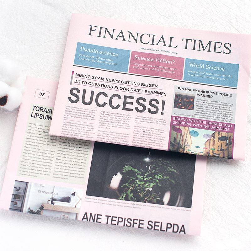 ins拍照道具鲜花包装纸复古旧报纸拍照摄影纸质道具背景纸定制