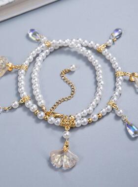 古风汉服璎珞唐风软璎珞旗袍项链女复古仙气古装配饰汉元素国风