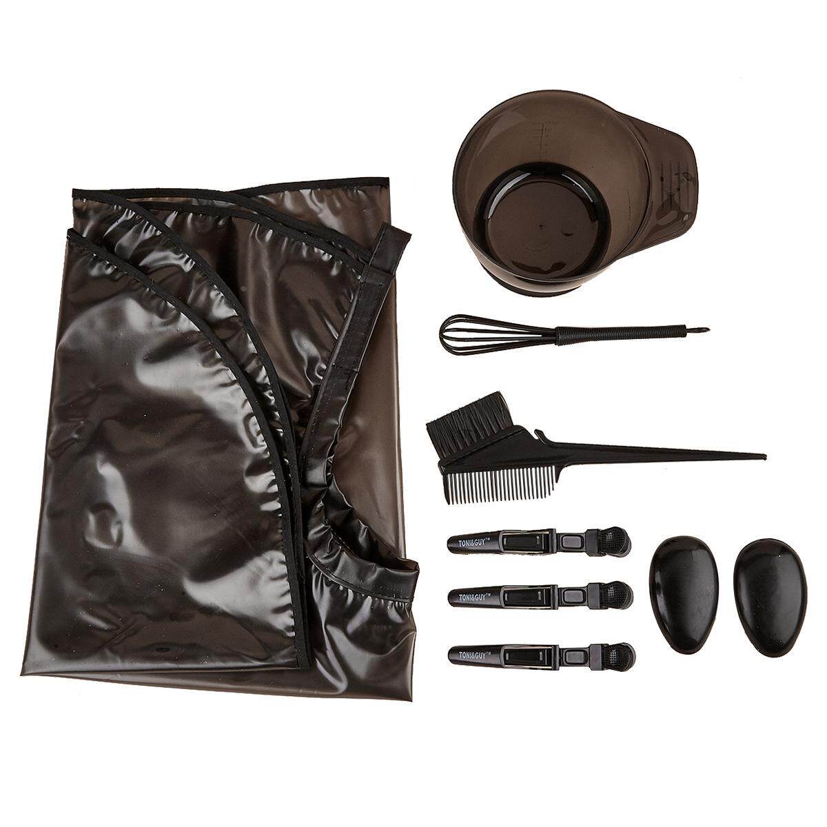 现货美发工具染发刷焗油6件套染发梳 染发碗染发护理披肩套装礼物