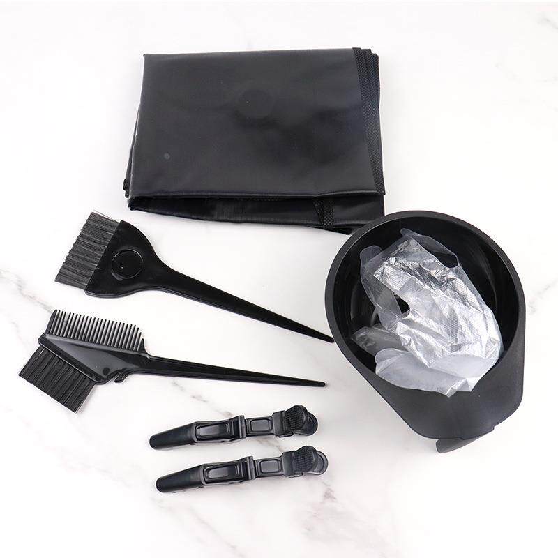 美发工具烫染披肩染发碗发廊造型焗油套装7件套烫染工具现货礼物