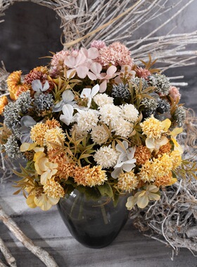 家居10头丁香花束INS风仿真花装饰婚庆假花MW66003定制