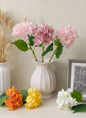 手捧花手感绣球花仿真花家居装饰玫瑰花墙假花INSMW96002定制