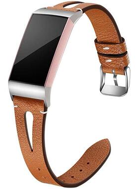 适用于charge3charge4表带印花头层表带smart watch band