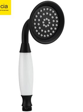 铜陶瓷金色圆形手持沐浴花洒淋浴喷头小花洒莲蓬头冷热ciia