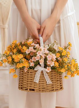 INS仿真花美空满天星束假花绿植物婚庆装饰品MW83114定制