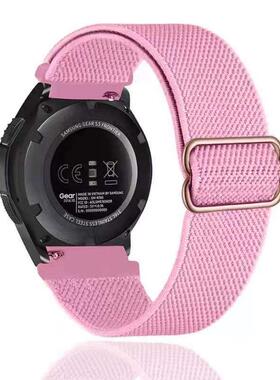 适用 Zenwatch 2手表带尼龙弹力尼龙编织表带22mm伸缩带