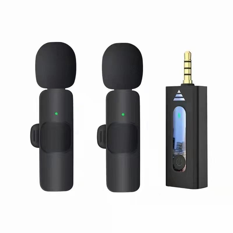 领夹式无线麦克风一拖二老师上课蓝牙扩音器录音迷你小话筒