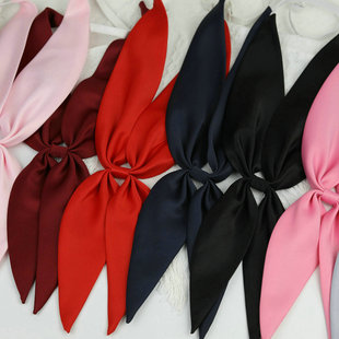 色金鱼草领结水手服免打三角巾绸面女士JK制服领结领花