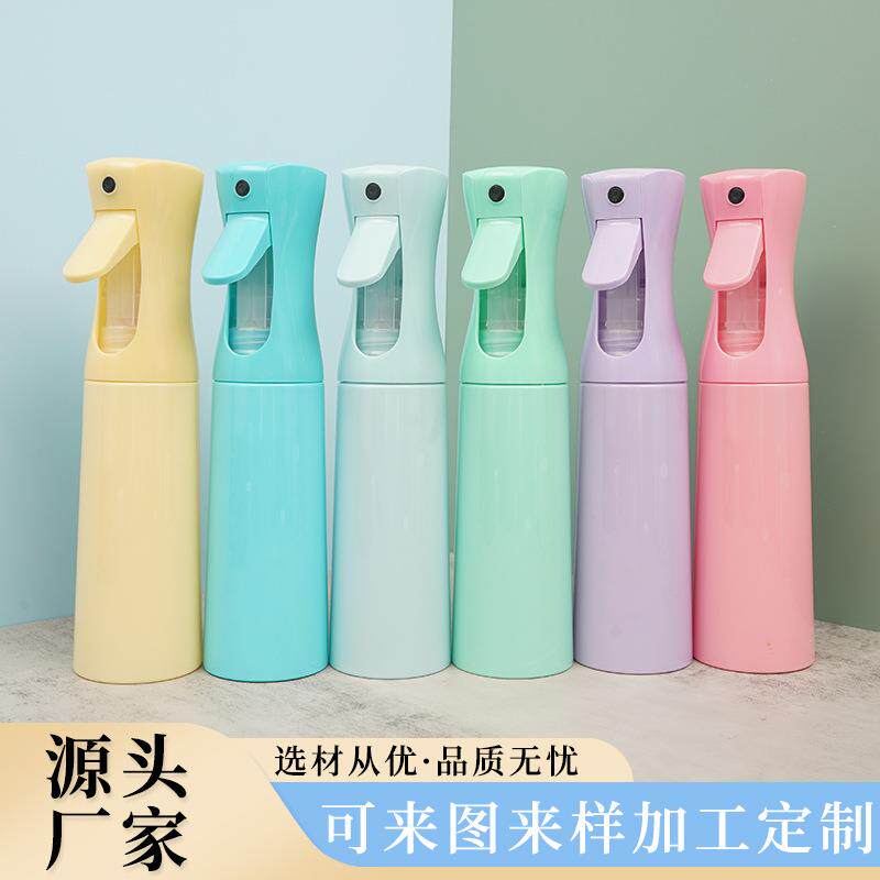 多颜色300ml持续喷雾 浇花美发瓶 酒精消毒高压喷雾瓶礼物