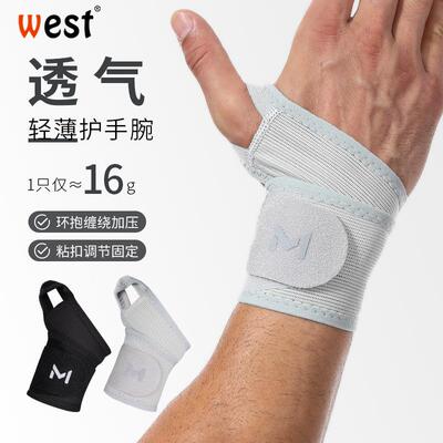 运动健身护腕吸汗透气手腕防护不适手腕腱鞘护套薄款护腕带礼物