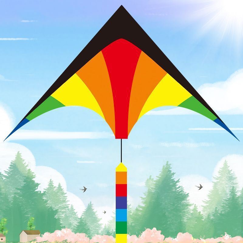 微风风筝大人潍坊草原成人易飞新款风筝风筝专用网儿童红大型高档