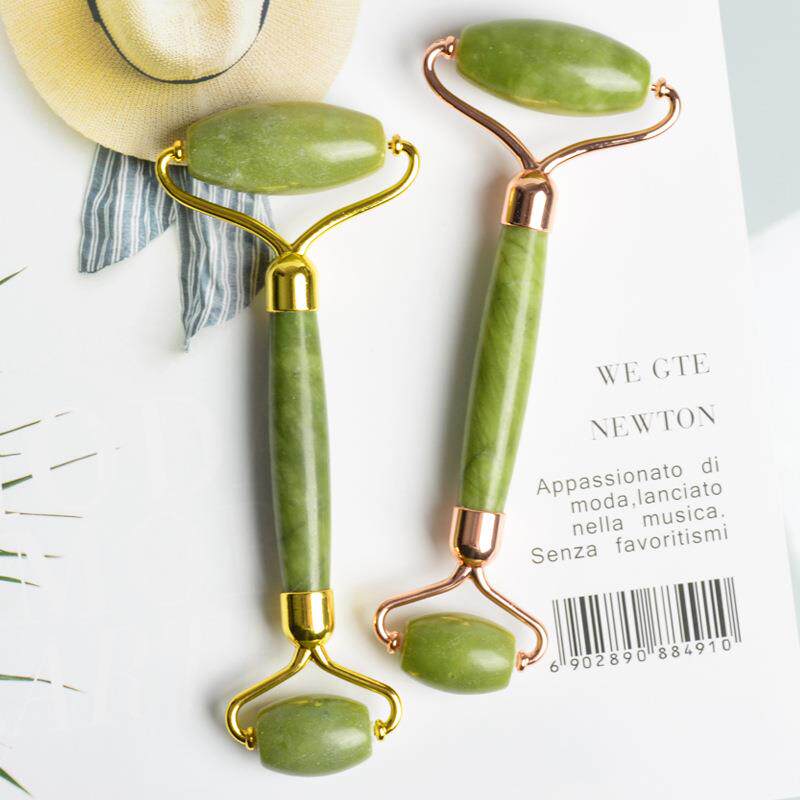 棒按摩滚轮双头玉石滚轮器脸部眼部提拉棒礼物