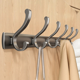 挂衣架墙上壁挂门后挂衣钩免打孔进门玄关衣服挂钩强力承重衣帽钩