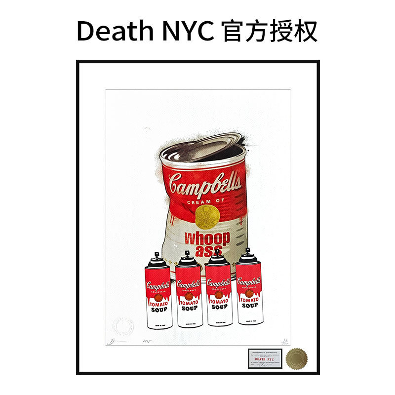 DeathNYC亲签限量版画艺术挂画