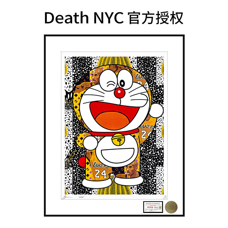 DeathNYC版画机器猫装饰画