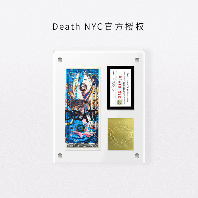 Death NYC美金限量版画男生房间装饰画客厅卧室动漫卡通摆件