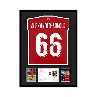 阿诺德亲签球衣利物浦2021-22赛季球衣含EM证书精装裱