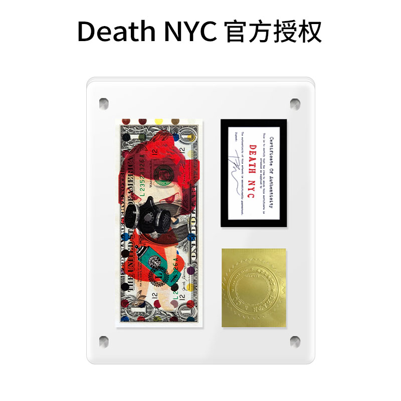 Death NYC亲签限量美金版画奈良美智装饰画潮流摆件桌面创意礼物