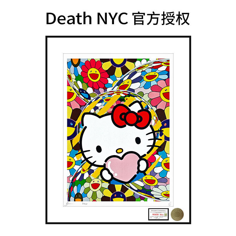 DeathNYC限量版画凯蒂猫装饰画