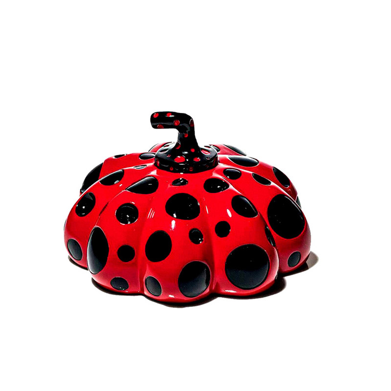 官方限定草间弥生周边限定直岛南瓜雕塑潮玩摆件原盒包装正品收藏