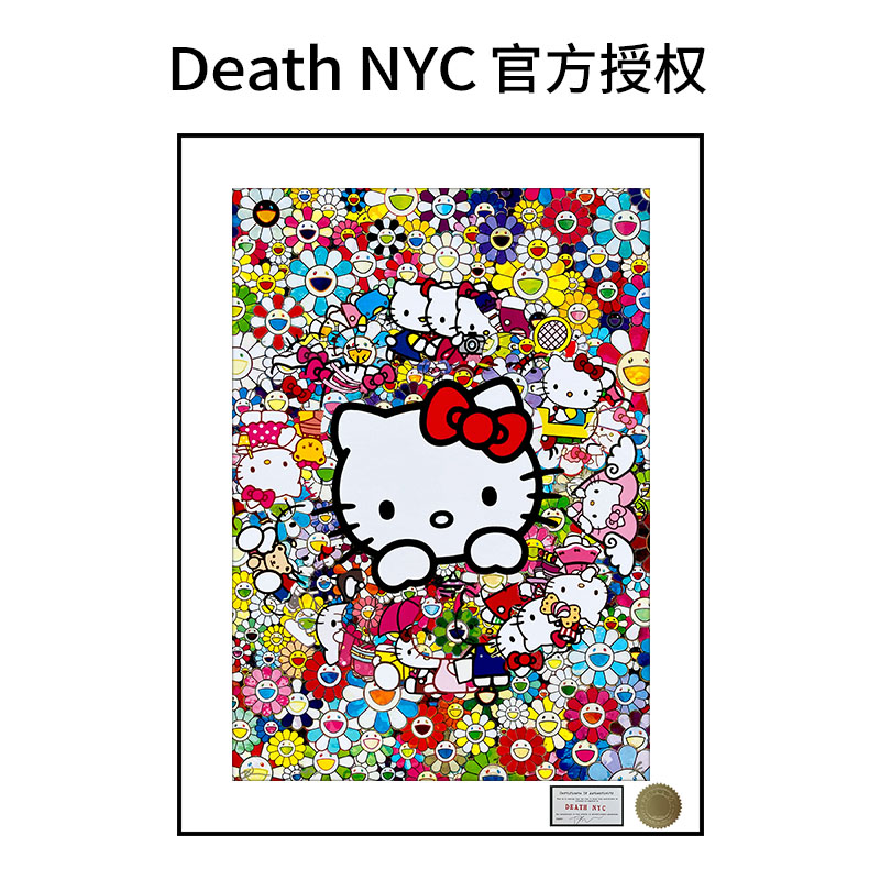 DeathNYC限量版画Hellokitty