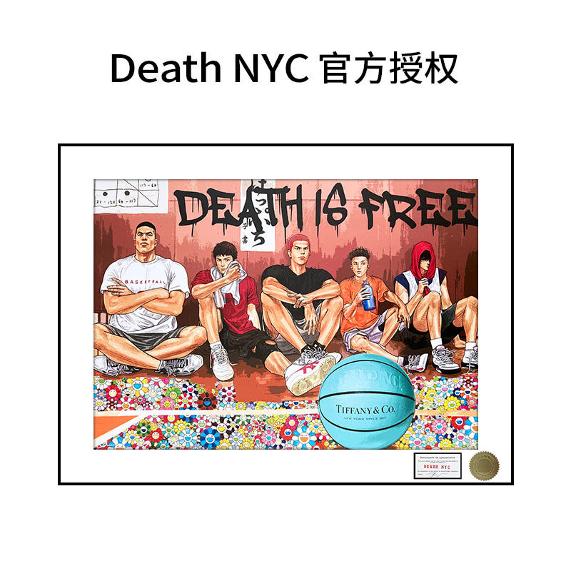 Death NYC A2系列签名限量版画灌篮高手装饰画潮流挂画,家居饰品,版画,淘宝优惠券,粉丝福利购,淘宝优惠卷