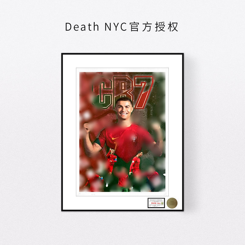 DeathNYC亲签限量版画7号c罗