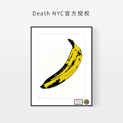 DeathNYC亲签限量版画香蕉装饰画