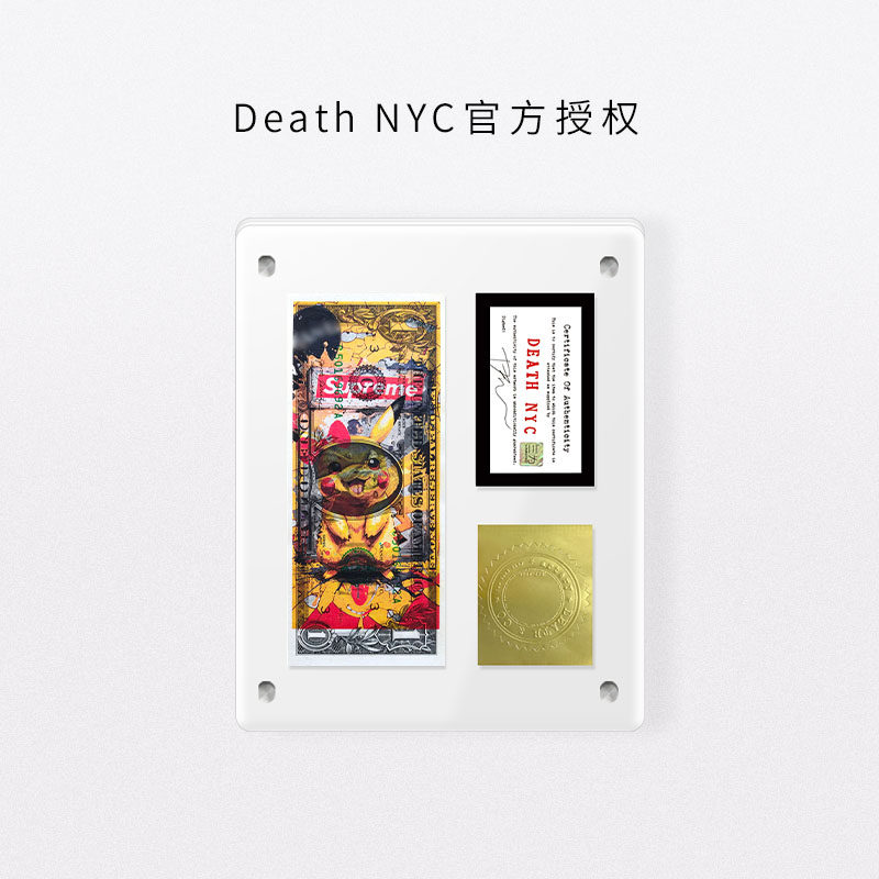 Death NYC美金限量版画动漫卡通装饰画客厅卧室桌面摆件摆台