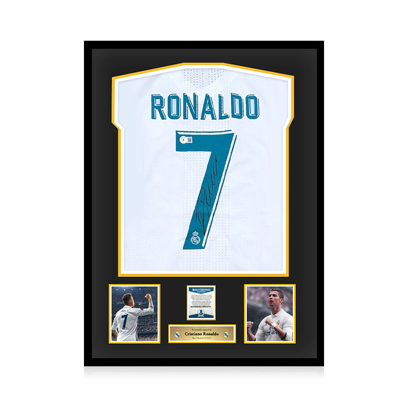 C罗亲笔签名球衣皇家马德里队