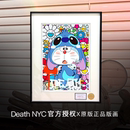 DeathNYC官方授权版 画哆啦A梦限量潮流正品 爆款 装 饰画 推荐