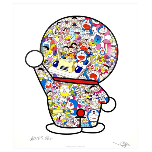村上隆正品亲签限量版画正版保真