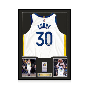 球衣USASM 七冠金州勇士队AU球员版 Beckett双认证 亲笔签名 库里