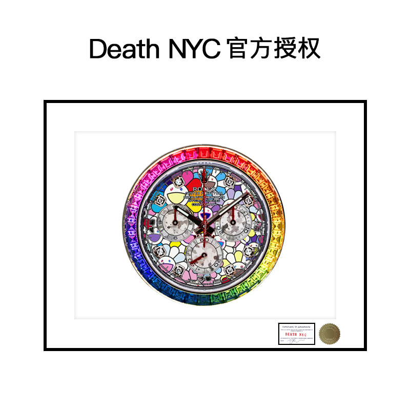 deathnyc官方授权劳力士限量亲签潮流版画正品保真装饰