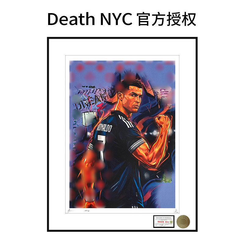 DeathNYC版画球星c罗装饰画