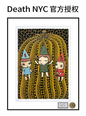 DeathNYC签名限量版画奈良美智nara女孩潮流装饰画客厅卧室