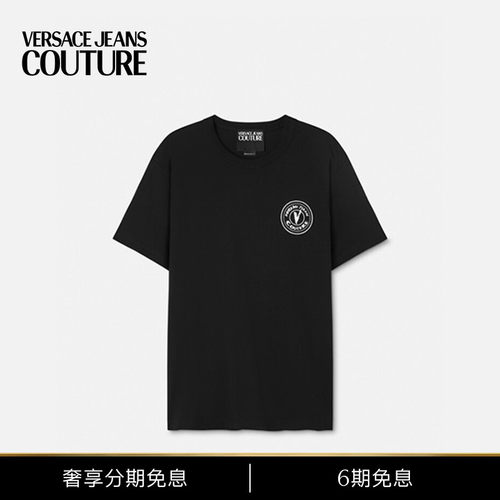 【12期免息】VERSACE JEANS COUTURE V-Emblem 男士T恤